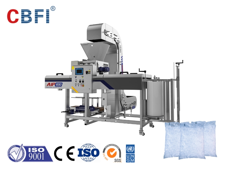 Máquina de envasado de hielo CBFI para fábrica de hielo automática