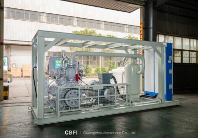 Máquinas de hielo en tubos CBFI para fábricas de hielo comestible a gran escala