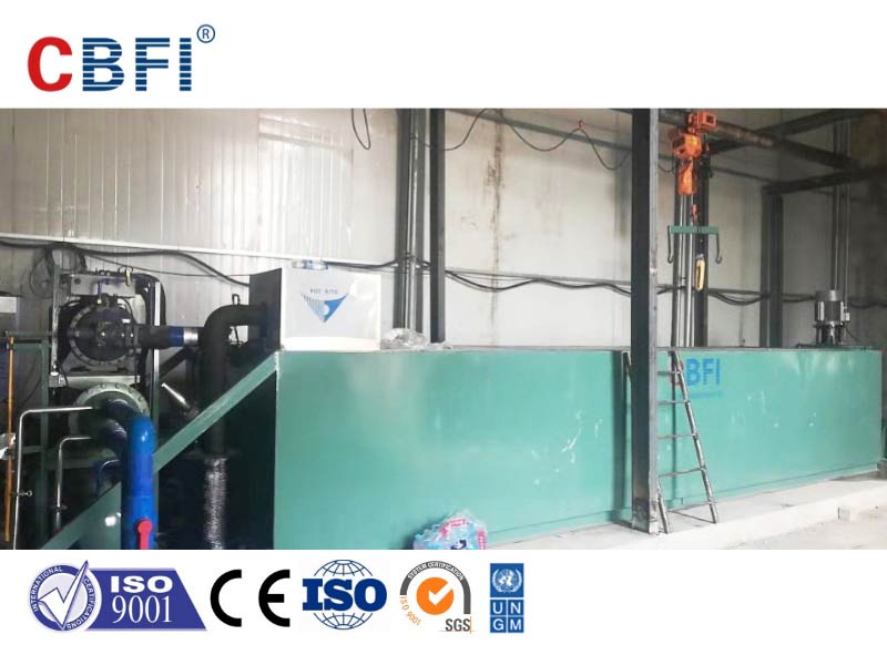 oficina del ferrocarril de China 11 Zhengwan Proyecto ferroviario máquinas de hielo en bloque